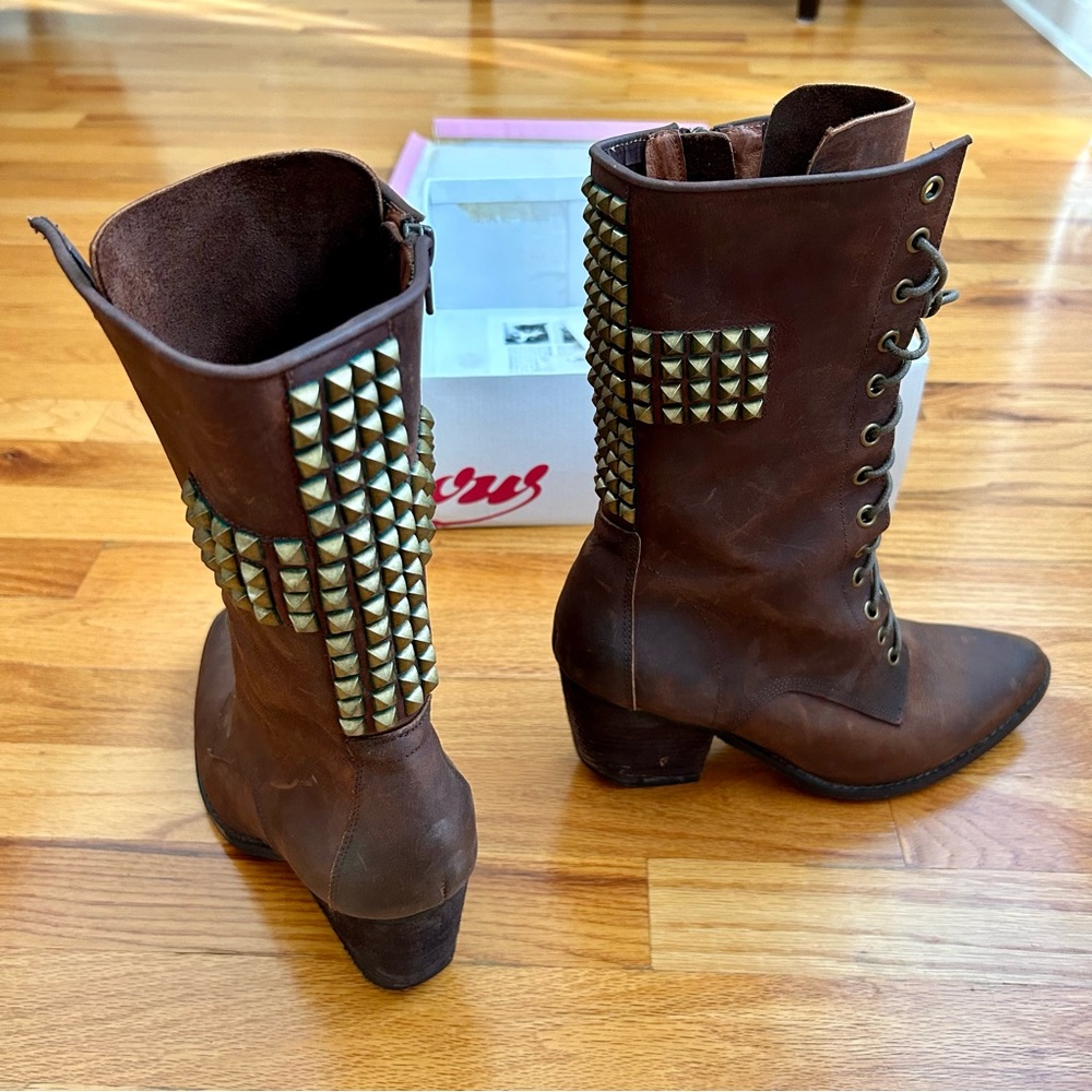 Jeffrey Campbell Holy Roller boots Size 9